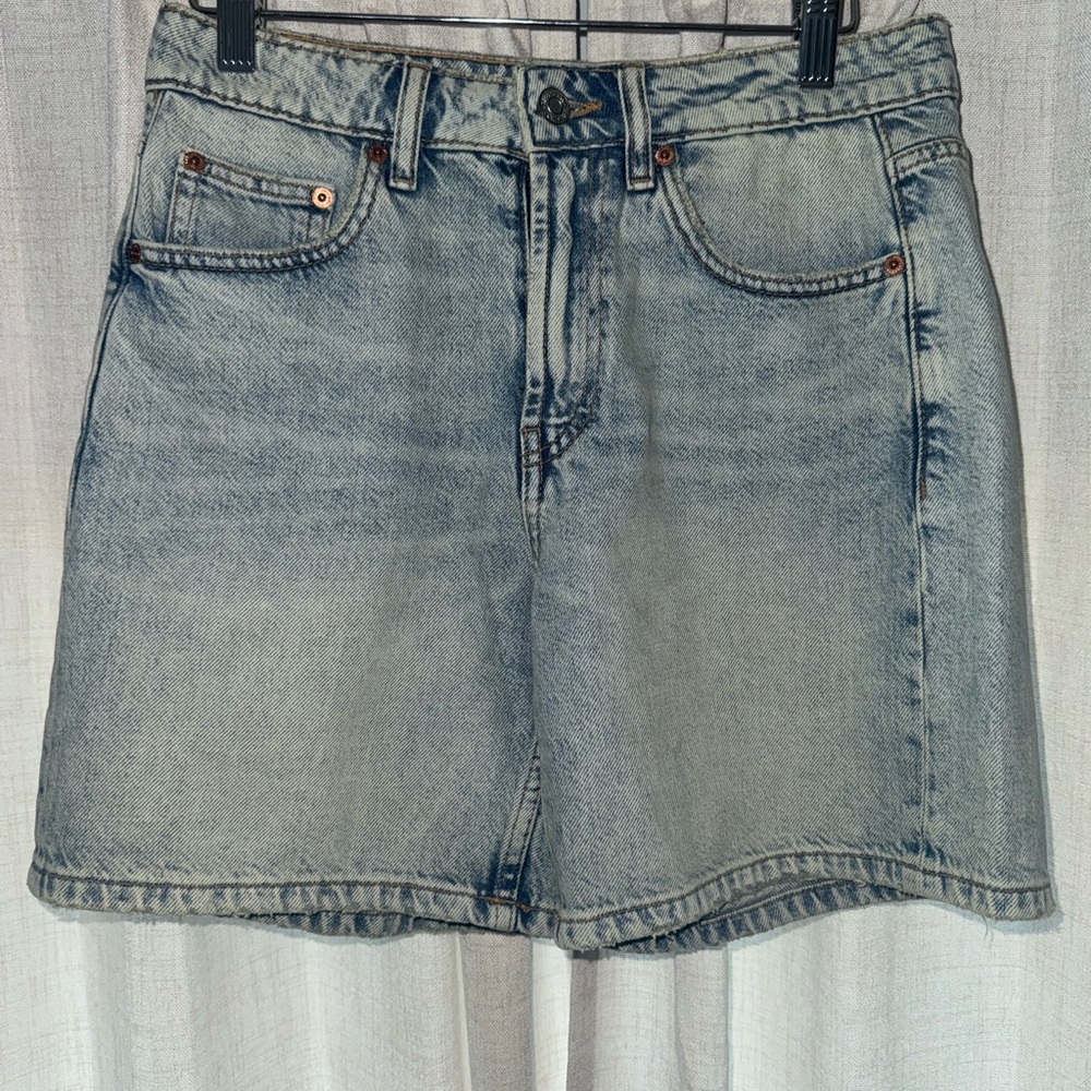 Zara Light Blue Jean Shorts